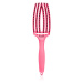 Olivia Garden Fingerbrush L´amour plochý kartáč na vlasy Hot Pink 1 ks