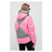 Péřová bunda Mos Mosh dámská, růžová barva, zimní