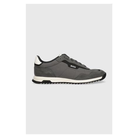 Sneakers boty BOSS Zayn šedá barva, 50498891 Hugo Boss