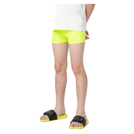 4F JUNIOR-SWIMMING TRUNKS M005-42S-LIGHT GREEN Zelená