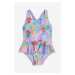 H & M - Jednodílné plavky's potiskem - fialová