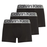 Pánské boxerky Calvin Klein NB3131 3pack Černá