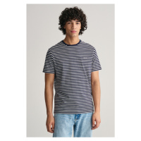 TRIČKO GANT STRIPED T-SHIRT modrá