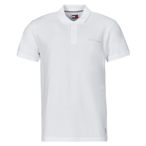 Tommy Jeans TJM REG CLASSIC POLO Bílá Tommy Hilfiger