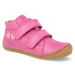 Kotníkové boty Froddo - Flexible růžové s aplikací