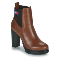 Tommy Jeans Essentials High Heel Boot Hnědá