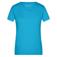 James&Nicholson Dámské tričko JN973 Turquoise Melange