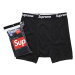 Supreme Hanes Boxer Briefs Black (4 Pack)