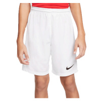 Nike DRI-FIT PARK 3 Chlapecké fotbalové kraťasy, bílá, velikost