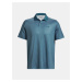 Modré vzorované sportovní polo tričko Under Armour UA Perf 3.0 Printed Polo