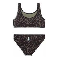 Dívčí soupravy plavek BRALETTE BIKINI SET-PRINT KY0KY000680IB - Calvin Klein