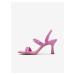 Tmavě růžové dámské sandály na podpatku ALDO Louella