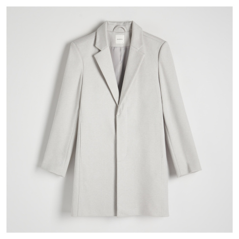 Reserved - Klasický kabát - Světle šedá