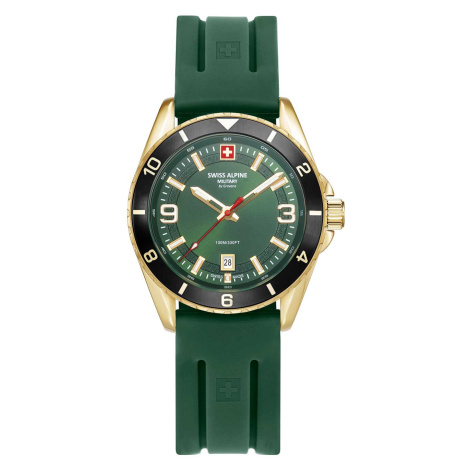 Swiss Alpine Military 7034.1818 Sierra gold green 42mm 10ATM