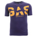 Pánské fialové tričko s potiskem Gas