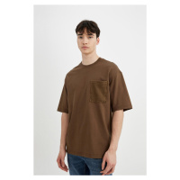 DEFACTO Boxy Fit Crew Neck Short Sleeve T-Shirt