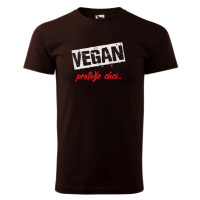 DOBRÝ TRIKO Pánské tričko s potiskem Vegan, protože chci