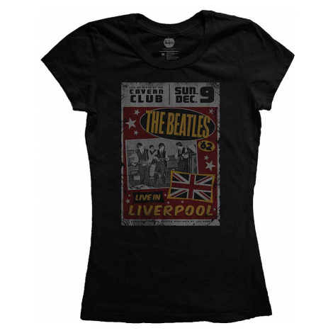 The Beatles tričko, Live In England Girly, dámské RockOff