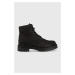 Semišové boty Gant Palrock pánské, černá barva