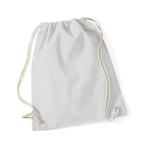 Westford Mill Bavlněný vak na záda WM110 Light Grey