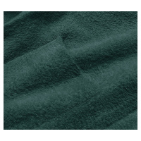Dlouhý vlněný přehoz přes oblečení typu alpaka v mořské barvě s kapucí model 18028439 - MADE IN 
