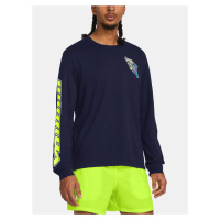 Under Armour Tričko UA RUN ANYWHERE LS-BLU - Pánské