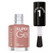 Rimmel Super Gel gelový lak na nehty bez užití UV/LED lampy odstín 033 R&B Rose 12 ml