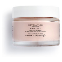 Revolution Skincare Pink Clay Detoxifying maska na obličej 50 ml