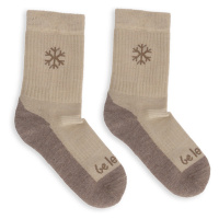 Dětské barefootové ponožky Be Lenka Kids - Crew - Merino Wool - Beige