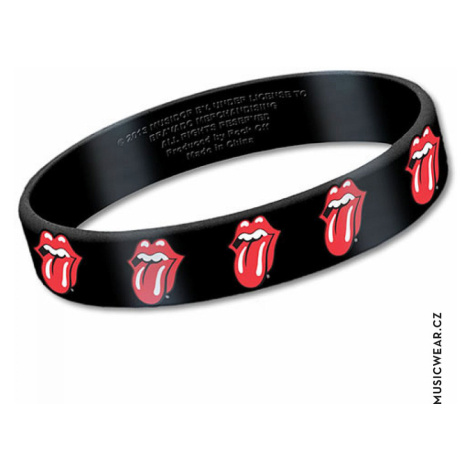 Rolling Stones silikonový náramek,Tongues RockOff