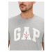 Šedé pánské tričko GAP Logo