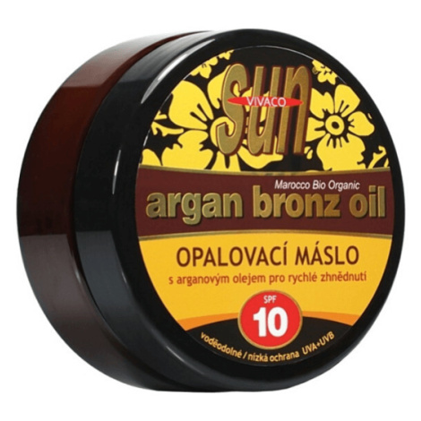 Máslo s arganovým olejem pro rychlé zhnědnutí SPF10 VIVACO 200 ml