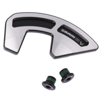 SRAM kryt - SINGLE IMPACT/BASH GUARD KIT FOR 36T XX - stříbrná