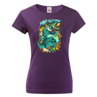 Dámské tričko s úžasným potiskem vtipného krokodýla - skvělý dárek na narozeniny
