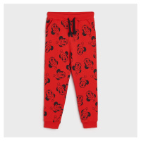 Sinsay - Teplákové kalhoty joggers Mickey Mouse - Červená