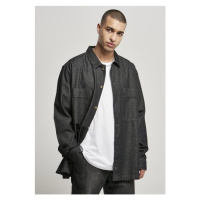 Urban Classics Oversized Denim Shirt black stone washed