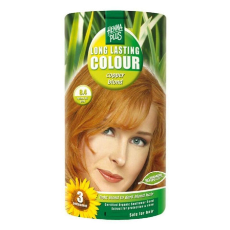 Henna Plus Dlouhotrvající barva Měděná blond 8.4 100 ml HennaPlus