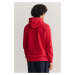 MIKINA GANT ARCH SCRIPT HOODIE RUBY RED