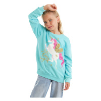 mshb&g Unicorn Girls' Mint Sweatshirt