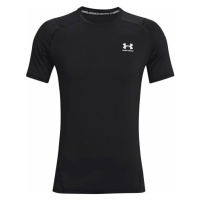 Under Armour Men's HeatGear Armour Fitted Short Sleeve Black/White Běžecké tričko s krátkým ruká