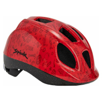 Spiuk Kids Led Helmet Red Dětská cyklistická helma