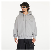 Mikina Y-3 Logo Zip Hoodie UNISEX Charcolar Solid Grey