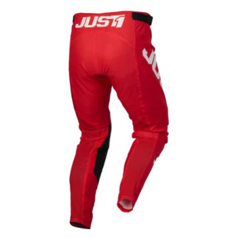 JUST1 J-ESSENTIAL dětské moto kalhoty červená