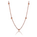 Emily Westwood Růžově pozlacený náhrdelník WN1017R
