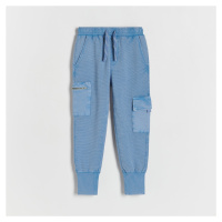 Reserved - Boys` trousers - Modrá