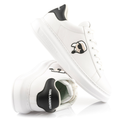 Tenisky karl lagerfeld kapri mens karl nft lo lace white lthr