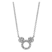 DISNEY Mickey Mouse stříbrný náhrdelník N901464RZWL-18