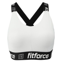 Fitforce NEMEE Dámská fitness podprsenka, bílá, velikost