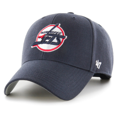 Winnipeg Jets čepice baseballová kšiltovka Sure Shot Snapback 47 MVP Navy 47 Brand