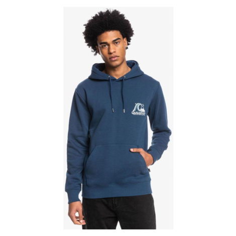 MIKINA QUIKSILVER ROLLING CIRCLE HOOD - modrá